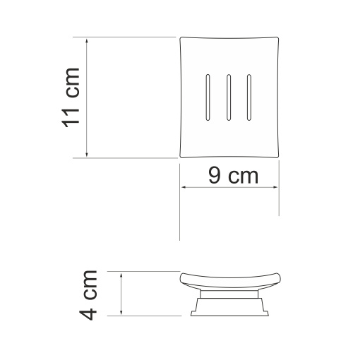 Мыльница WasserKRAFT 5429W - фото 3