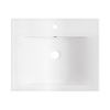 Раковина из сантехнического фарфора Wellsee FreeDom 151102000 60х50 подвесная цвет белый 1 отверстие под смеситель