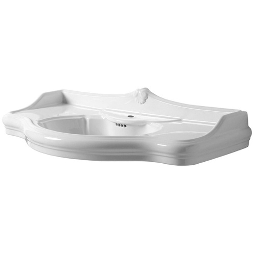 Раковина из санфаянса Azzurra Jubilaeum JULP1106200MBI (JUB200/110 bi))*1 112х62 подвесная цвет белый
