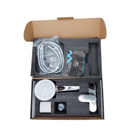 Смеситель для ванны и душа Fashun A2085 настенный хром