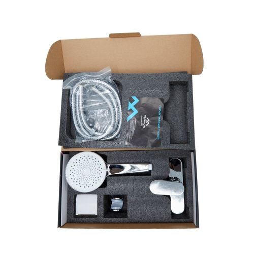 Смеситель для ванны и душа Fashun A2085 настенный хром - фото 5