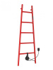 Полотенцесушитель электрический Wonzon & Woghand Rotenburg WW-PR207-CGR 50х140 красный