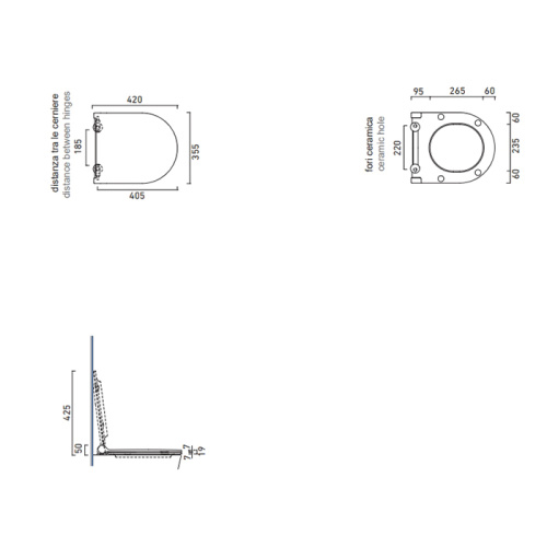 Крышка сиденье для унитаза Catalano Zero 151200001 - фото 2