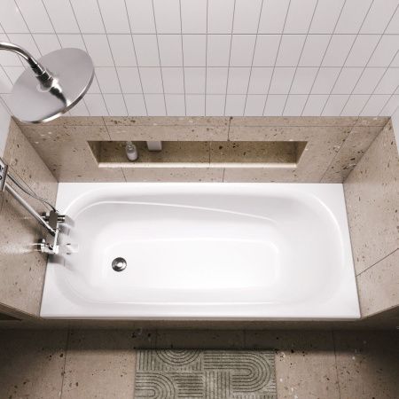 Ванна акриловая Niagara Atrio NG-A18070 180х70 пристенная прямоугольная без ножек и каркаса