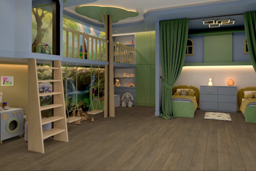 SPC ламинат Damy Floor FAMILY 0030-2 Дуб Латте - фото 4
