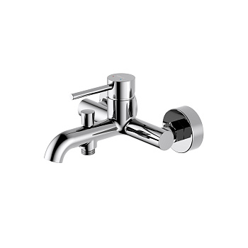 Смеситель для ванны Aquatek ЕВРОПА AQ1340CR настенный хром без термостата