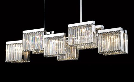 Люстра на штанге Delight Collection Broadway (Броадваы) EP68031L-10 chrome