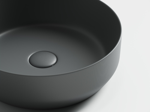 Раковина Ceramica Nova ELEMENT 39 см CN6022MDH накладная цвет темный антрацит матовый - фото 5