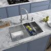 Смеситель для кухни Reflexion Lago RX9904SS на мойку нержавеющая сталь