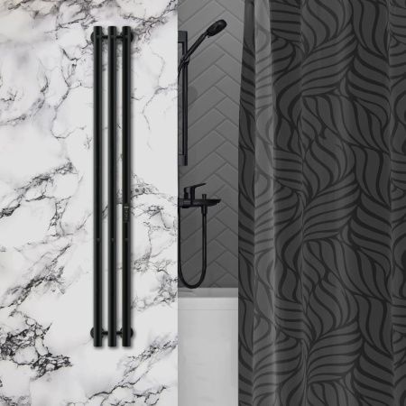 Полотенцесушитель электрический Indigo Style 3 LSE120-13BRRt 15х120 черный