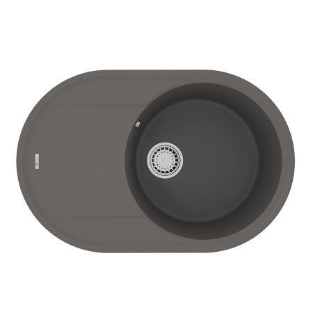 Кухонная мойка LeMark Lacha 760 9910059 76х50 цвет серый поверхность матовая