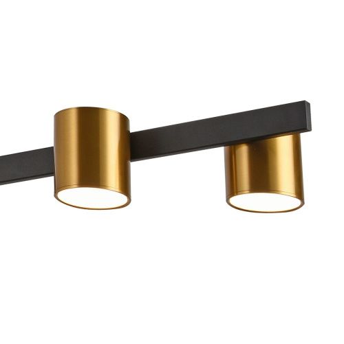 Люстра подвесная Natali Kovaltseva Loft Led (Лофт Лед) LED LAMPS 81129/6C BRASS BLACK - фото 2