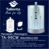 Душевая кабина Taliente TA-99CW 90х90 четверть круга без крыши ориентация универсальная