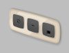 Комплект механизма компьютерной розетки Ambrella Volt MO912005