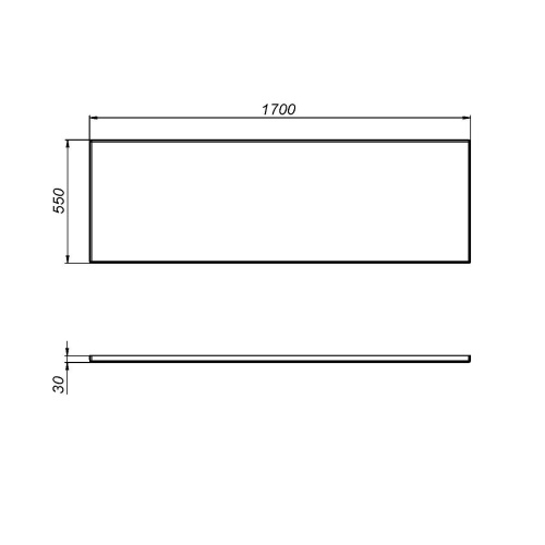 Экран для ванны Am.Pm Gem W90A-170-070W-P1 - фото 3