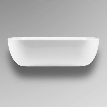 Раковина из сантехнического фарфора Bond Cube S54-450 50х30 накладная цвет белый без отверстий под смеситель