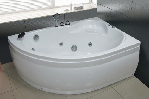 Ванна акриловая Royal Bath ALPINE RB819100R 150х100 пристенная асимметричная - фото 2