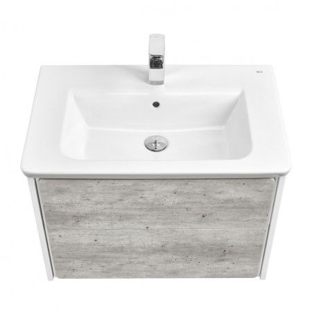 Тумба под раковину Roca Ronda ZRU9303003 70х40 подвесная цвет серый/белый
