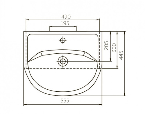 Тумба под раковину Corozo Орфей SD-00000360 50х30х83 - фото 5