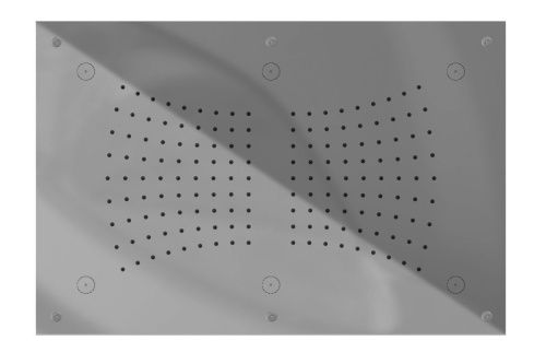 Верхний душ Graffio KI261/CR хром