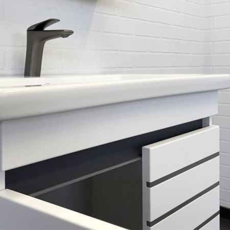 Тумба с раковиной Comforty Нарва 00-00015236CF 70х50 напольная цвет белый