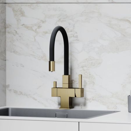 Смеситель для кухни Sancos Arno SC4005BG на мойку золото