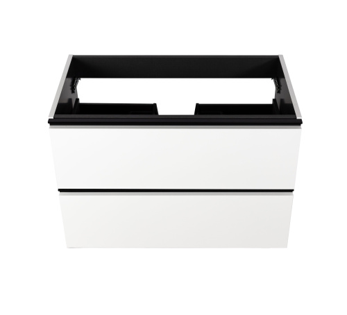 Тумба под раковину Visobath Granada 87519/87602 80х45х55 подвесная цвет белый матовый - фото 3