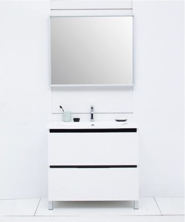 Зеркало с подсветкой De Aqua Алюминиум AF501900S 90х80 подвесное