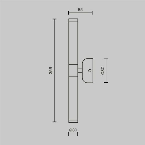 Бра Maytoni Axis MOD106WL-L10G3K - фото 3