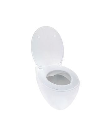 Унитаз подвесной Creo Сeramique AVIGNON COMBO-AV1100W/AV1001WT белый с сиденьем с микролифт смыв торнадо