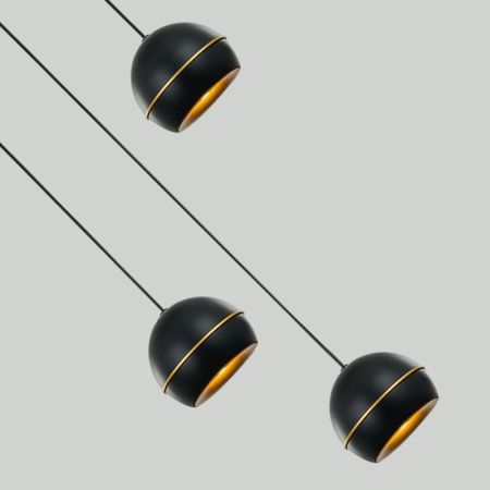 Светильник подвесной Delight Collection MD21001034-3A black/gold