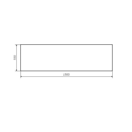 Экран для ванны Am.Pm Gem W90A-150-070W-P1