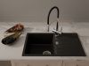 Кухонная мойка Rivelato RAUM RM-78 nero 80х50 цвет черный