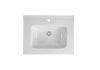 Раковина из сантехнического фарфора Aquatek AQ0460-00 60х50 встраиваемая цвет белый 1 отверстие под смеситель