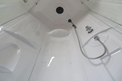 Душевая кабина Royal Bath HK RB90HK1-M 90х90 четверть круга с крышей - фото 3