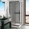 Душевая кабина Parly Frost FQ811B 80х80 квадратная с крышей ориентация универсальная