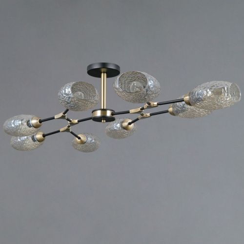 Люстра на штанге Illumico IL0272-8CSQ-25 BK AB TRENTO - фото 2