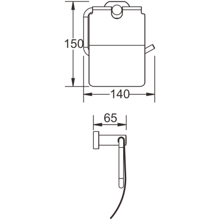 Бумагодержатель BELZ B90503