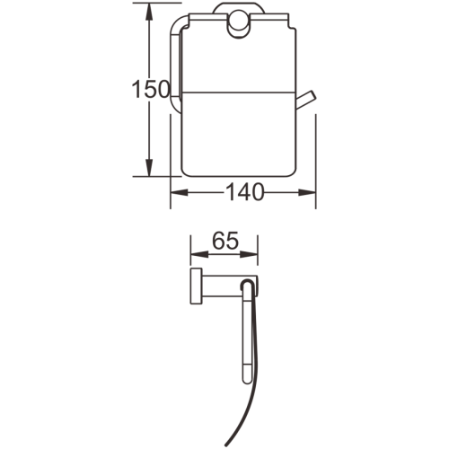 Бумагодержатель BELZ B90003 - фото 3