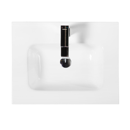 Раковина керамическая BelBagno BB600ETL 61х46 накладная цвет белый - фото 3