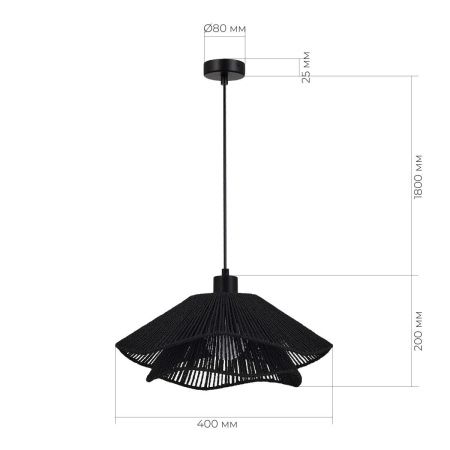 Светильник подвесной Evoluce Verve (Верве) SLE6023-403-01