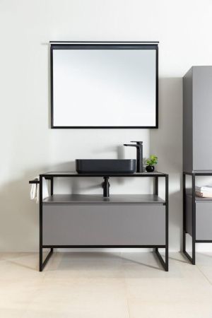 Зеркало с подсветкой Allen Brau Priority 1.31017.BB 100х80 подвесное