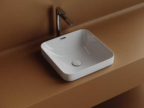 Раковина Ceramica Nova ELEMENT 44 см CN6077 встраиваемая цвет белый - фото 2