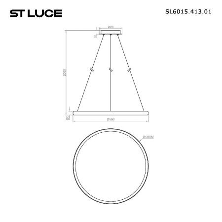 Светильник подвесной ST Luce Satellite (Сателлите) SL6015.413.01