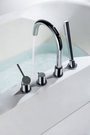 Смеситель Aquatek ЕВРОПА AQ1348CR на борт ванны хром