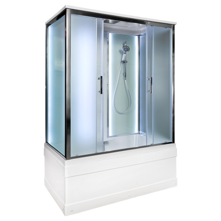 Душевой бокс AvaCan EM4515LED 150х85 прямоугольная с крышей ориентация универсальная