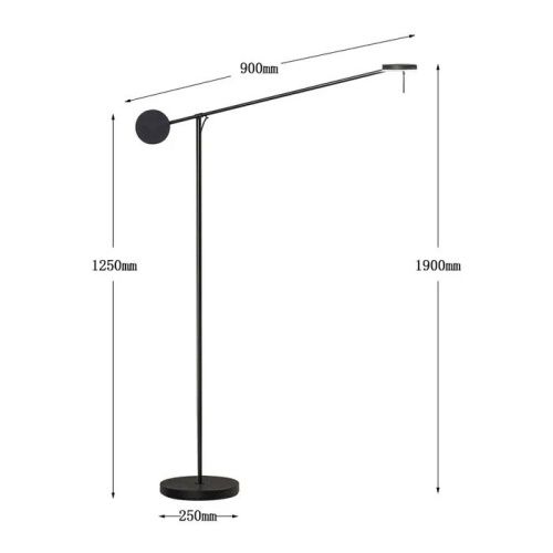 Торшер Delight Collection 8655F black - фото 2
