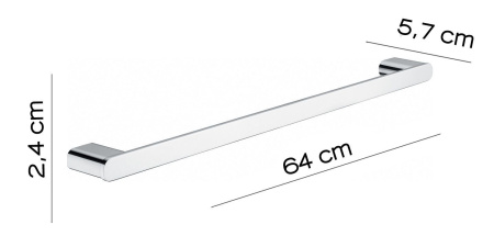Полотенцедержатель Gedy Azzorre A121/60(13)