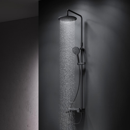 Душевая стойка Am.Pm Like F0780722 настенная цвет черный