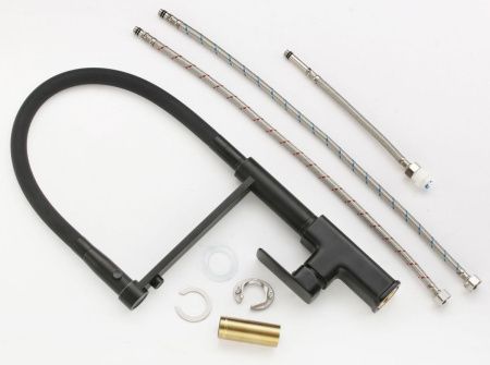 Смеситель для кухни Savol S-L1808H-01 на столешницу черный